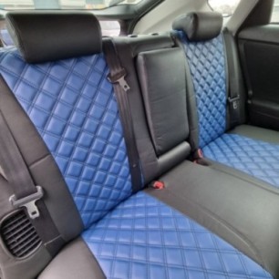 AUDI  | Design 8 | Blue D10 with Black D15 Side And Diamonds Pattern